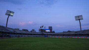 El Estadio OIímpico Universitario previo a un partido de los Pumas.