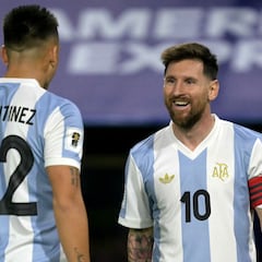 Zarpazo de Lautaro a Maradona
