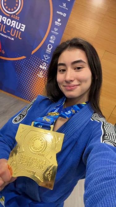 Alejandra Boixader, triple campeona de Europa de jiu-jitsu con 15 años 