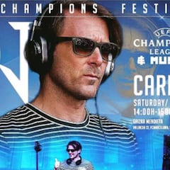 Mendieta hará de DJ en la previa de la final de la Champions