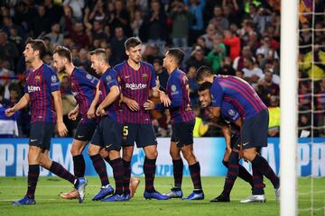 1-0. Rafinha celebró el primer gol.