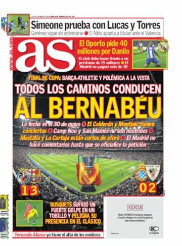 Las portadas de AS de marzo