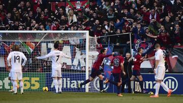 Pamplona se le atraganta al Real Madrid desde el año 2009