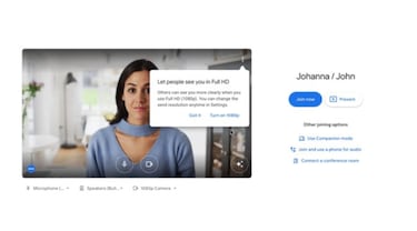 Google Meet ya te deja hacer llamadas en 1080p