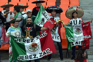 El color previo al Argentina vs México en Mendoza