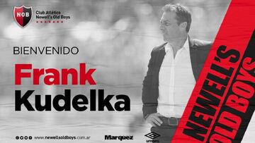 Frank Kudelka es el nuevo entrenador de Newell&#039;s Old Boys, seg&uacute;n confirm&oacute; el club. El t&eacute;cnico cordob&eacute;s de 58 a&ntilde;os se har&aacute; cargo del cuadro rosarino.