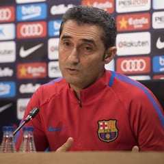 Valverde: “¿Si son intocables Messi y Suárez? Ya veremos..."