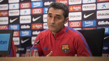 Valverde: “¿Si son intocables Messi y Suárez? Ya veremos..."