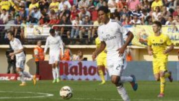 Varane, durante el partido.