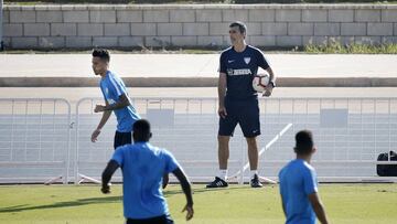 Juan Ram&oacute;n Mu&ntilde;iz en pleno entrenamiento. 