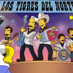 Así fue la aparición de Iñárritu, Humberto Vélez y Los Tigres del Norte en Los Simpson