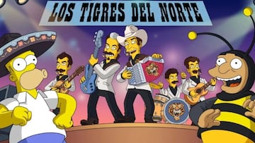 Así fue la aparición de Iñárritu, Humberto Vélez y Los Tigres del Norte en Los Simpson