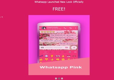 Cuidado con el WhatsApp Rosa, una nueva amenaza para el móvil