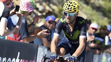 Valverde: "He subido rápido y fuerte pero regulando"