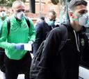 El Ludogorets llega a Milán con mascarillas y guantes