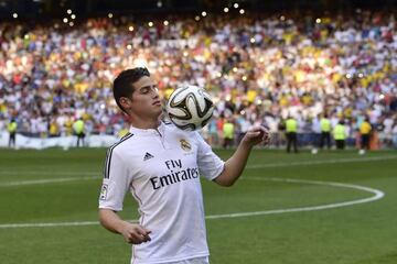 Colombian striker formerly at AS Monaco James Rodriguez