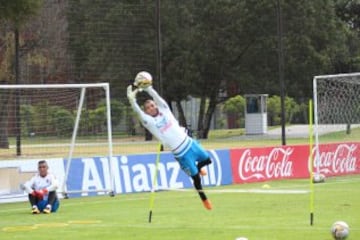 La Selección ya trabaja en Bogotá, primer día del microciclo