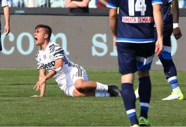 Alarma en la Juve: Dybala lesionado