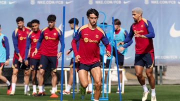 João Félix, en el entrenamiento de este sábado.