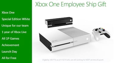 Una Xbox One especial para los trabajadores de Microsoft