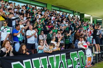 La afición del Racing le dio el último aliento al equipo en La Albericia.