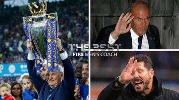 Claudio Ranieri, Zinedine Zidane y Simeone, favoritos para llevarse el premio &#039;The Best&#039; de la FIFA al mejor entrenador.