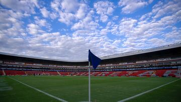 General view Stadium during the game Queretaro vs Leon, corresponding to Round 10 of the Torneo Apertura 2023 of the Liga BBVA MX, at La Corregidora Stadium, on September 29, 2023.

<br><br>

Vista General del Estadio durante el partido Queretaro vs Leon, correspondiente a la Jornada 10 del Torneo Apertura 2023 de la Liga BBVA MX, en el Estadio La Corregidora, el 29 de Septiembre de 2023.