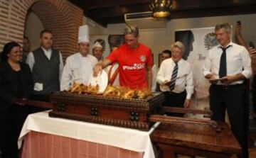 Las imágenes de la cena del Atleti