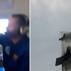 Las imágenes impactantes de un avión cazahuracanes estadounidense sobrevolando el huracán Milton