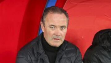 El entrenador del Almería Juan Ignacio Martínez.