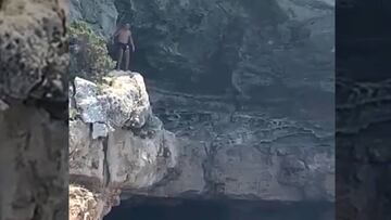 ¡Un valiente!: el arriesgado salto de Díaz en sus vacaciones