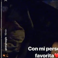 Georgina enseña su anillazo de brillantes ¿será el de compromiso con Cristiano?