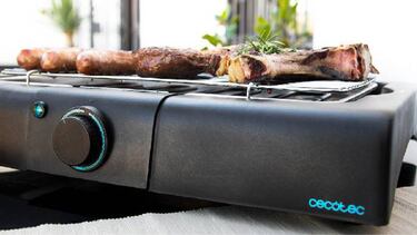 Cocina tus platos con esta barbacoa elctrica de sobremesa ajustable en tres niveles