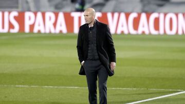 01/03/21 PARTIDO PRIMERA DIVISION REAL MADRID - REAL SOCIEDAD ZINEDINE ZIDANE ENTRENADOR