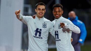 Reguilón y Ansu Fati.