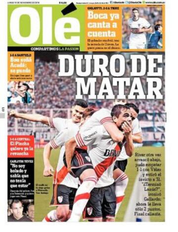 Portadas de la prensa deportiva