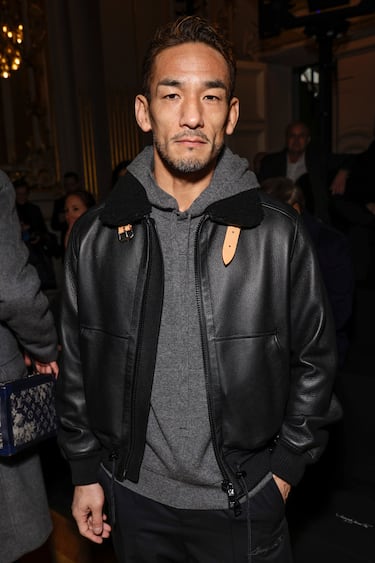 VIPs en el desfile de Louis Vuitton en la Semana de la Moda de París.