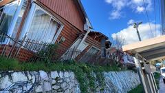 “Inhabitable”: El derrumbe de un cerro produce una impactante emergencia en Tomé