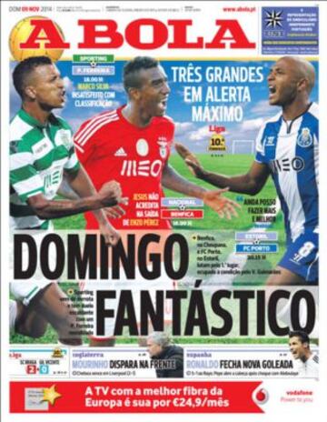 Portadas de la prensa deportiva