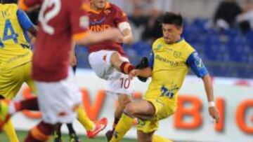 El Roma se despide de conseguir la Champions tras caer ante el Chievo.