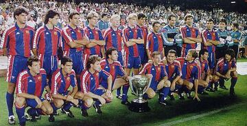 La plantilla del Barcelona en 1993.