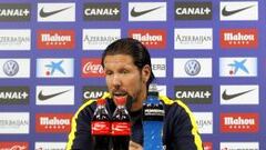 Simeone no ve a Messi suplente: "No le imagino fuera del duelo"