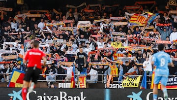 Afición del Valencia.