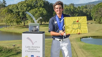 Tomás Gana se impuso en el Latin American Amateur Golf en Panamá.