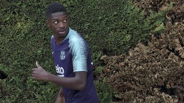 El extremo francés del Barcelona, Ousmane Dembélé.