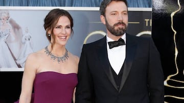 Ben Affleck y Jennifer Garner en la 85&deg; edici&oacute;n de los Premios Oscar en el Teatro Dolby, California. Febrero 24, 2012.