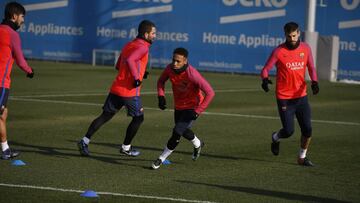 Último entrenamiento antes de Villarreal sin novedades