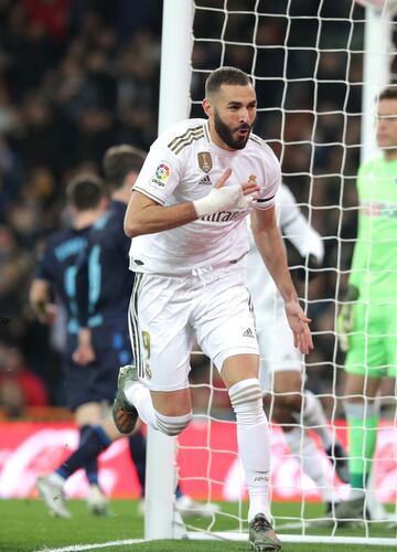 Benzema empató el partido. 1-1.