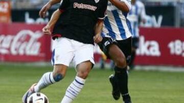 <b>PRETENDIDO. </b>Iñigo Pérez, futbolista del Athletic que jugó cedido en el Huesca desde enero, es objetivo.