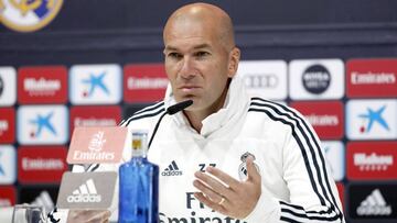 14/04/19 RUEDA DE PRENSA ZIDANE ENTRENADOR REAL MADRID